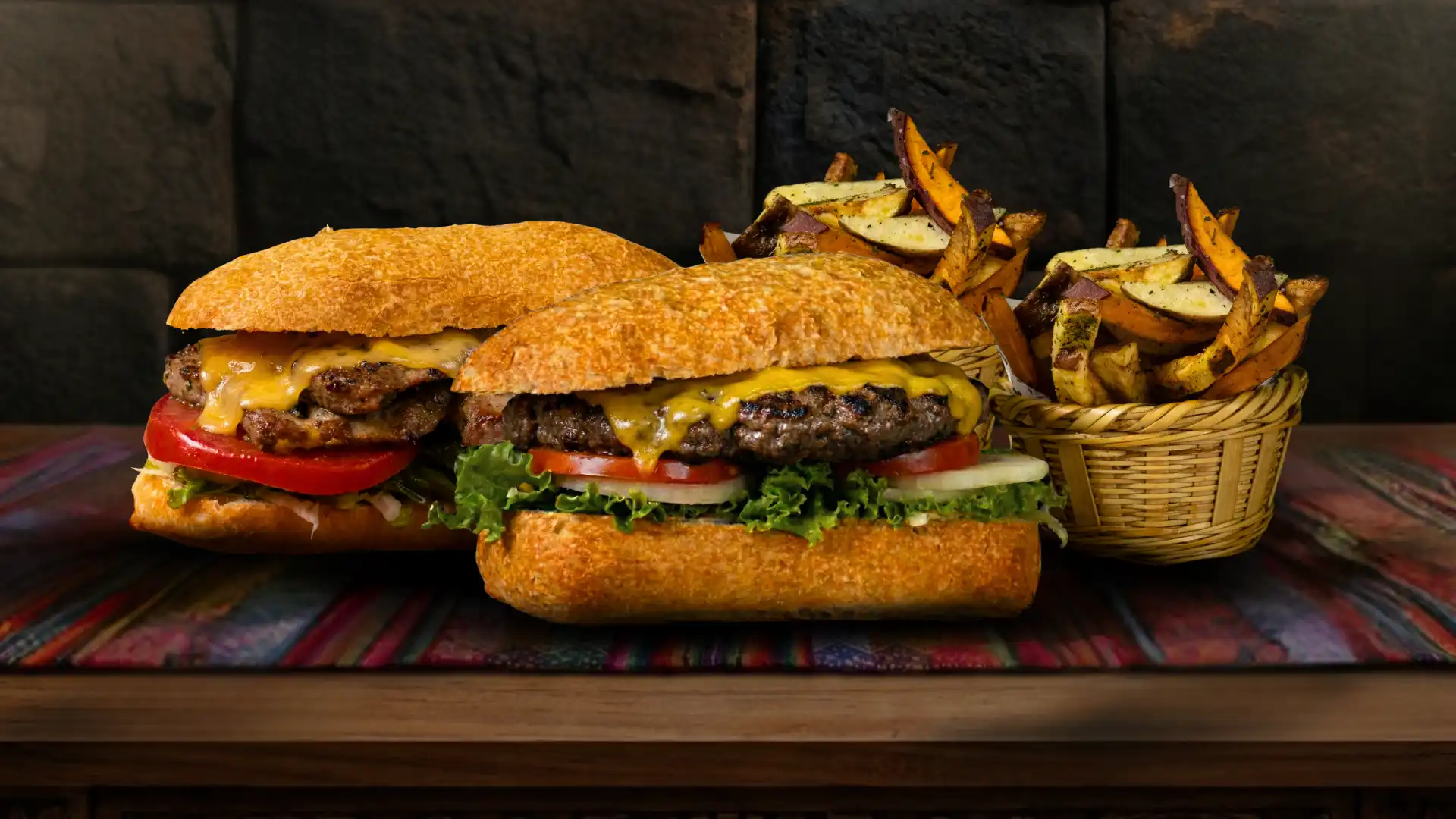 Hamburguesa de Alpaca